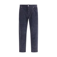 PT Torino Blue Cotton Casual Pants