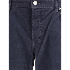 PT Torino Blue Cotton Casual Pants