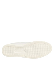 Dolce & Gabbana White Leather Sacre Heart Patch Sneakers  Shoes