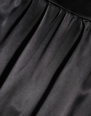 Dolce & Gabbana Black Silk Blend Lace Trim Sleeveless Mini Dress