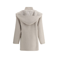 Fendi Cream Wool Coat