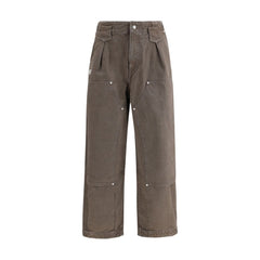 Kenzo Brown Cotton Casual Pants