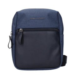 Piquadro Blue Fabric Crossbody Bags
