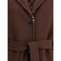 Gucci Brown Wool Coat