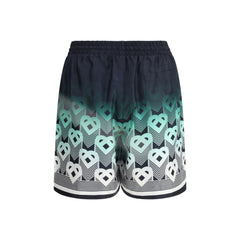 Casablanca Multicolor Silk Bermuda Shorts