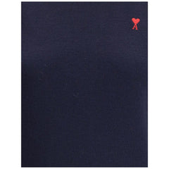 Ami Paris Blue Merino Wool Turtleneck