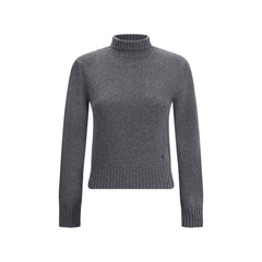 Ami Paris Gray Cashmere Turtleneck