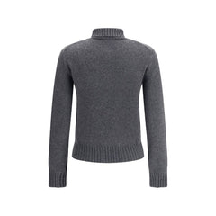 Ami Paris Gray Cashmere Turtleneck