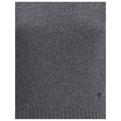 Ami Paris Gray Cashmere Turtleneck