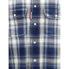 Dsquared² Multicolor Cotton Pattern Shirt