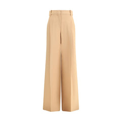 Ermanno Scervino Beige Viscose Casual Pants