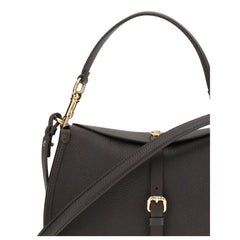 Etro Brown Calf Leather Bos Taurus Shoulder Bag