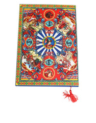 Dolce & Gabbana Multicolor Sicilian Carretto Print Journal  Notebook