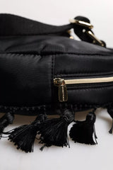 Dolce & Gabbana Black Heart L'Amore Patch Embellished Kids Backpack