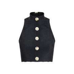 Balmain Baroque crop Top