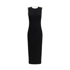 Balmain Black Viscose Casual Dress