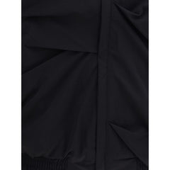ALAINPAUL Black Polyamide Full-Length Jacket