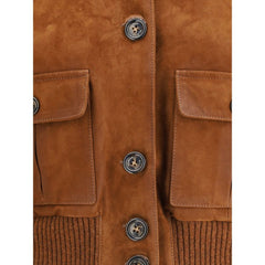 Valstar Brown Goatskin Jackets And Coat