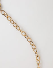 Dolce & Gabbana Gold Crystal Clock Face Pendant Statement Jewelry Necklace