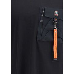 Parajumpers Black Cotton T-Shirt