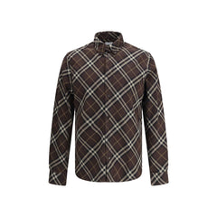 Burberry Brown Cotton Pattern Shirt