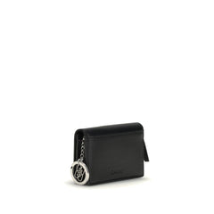 Ganni Black Recycled Leather Wallet