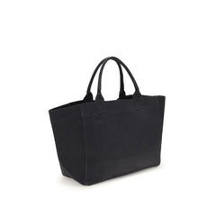 Ganni Black Cotton Shoulder Bag