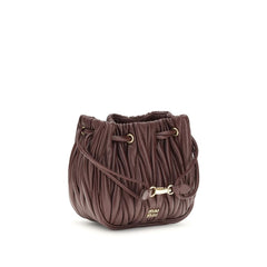 Miu Miu Matelassé nappa leather Pouch