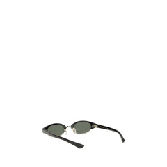 Alexander McQueen Black Acetate Sunglasses