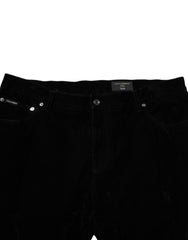 Dolce & Gabbana Black Cotton Slim Fit Denim Trouser Jeans