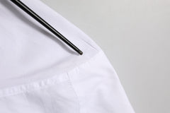 Dolce & Gabbana White Cotton GOLD DGPatch Formal Dress Shirt