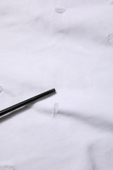 Dolce & Gabbana White Ripped Mid Waist Casual Bermuda Short