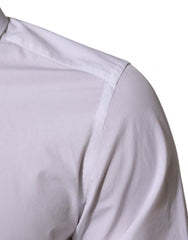Dolce & Gabbana White Cotton MARTINI Men Formal Dress Shirt