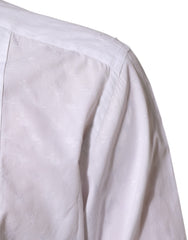 Dolce & Gabbana White Cotton MARTINI Bib Formal Dress Shirt
