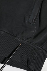 Dolce & Gabbana Black Logo FullZip Hooded Sweatshirt Sweater