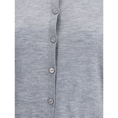 Lisa Yang Gray Cashmere Cardigan