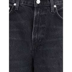 Citizens of Humanity Black Recycled Cotton High-Waisted Jean