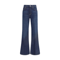 Citizens of Humanity Blue Cotton Flared Jeans