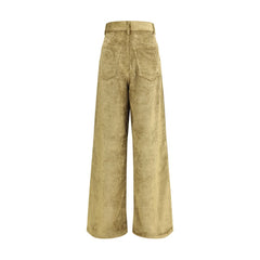 Petar Petrov Gold Cotton Casual Pants