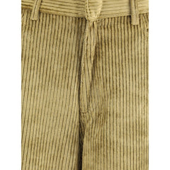Petar Petrov Gold Cotton Casual Pants