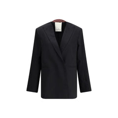 Di Stavnitser Black Polyester Blazer