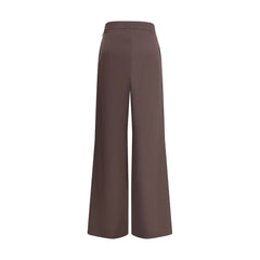 Di Stavnitser Brown Fleece Wool Casual Pants