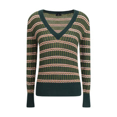Etro Green Wool Sweatshirt