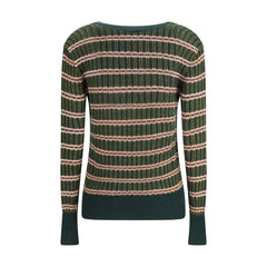 Etro Green Wool Sweatshirt