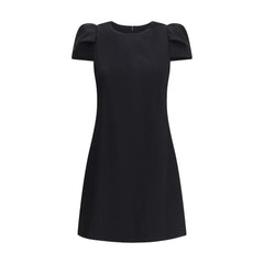 Alexander McQueen Black Wool Casual Dress