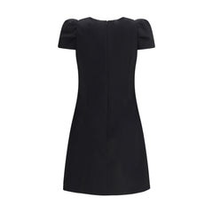 Alexander McQueen Black Wool Casual Dress