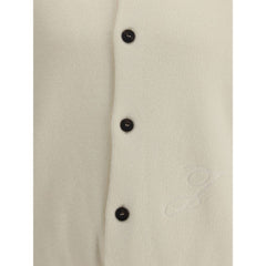 Jacquemus White Fleece Wool Cardigan