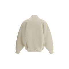 Jacquemus White Wool Bomber