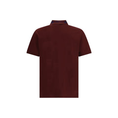 Alexander McQueen Bordeaux Cotton Polo Shirt