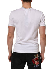 Dolce & Gabbana White Short Sleeves Round Neck Men Underwear T-shirt